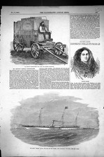 Old 1855 Yacht Ship Meriel