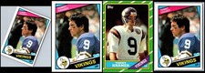 1984 Tommy Kramer (4) Card Lot