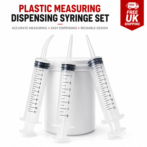 4pcs curved syringe 12ml - curved,