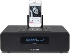 Roberts Blutune 65 Black DAB+FM Radio Bluetooth Media Player Ipod/Iphone Dock