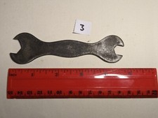 Extra Slim Thin 1/8"SPANNER AF 0.600" & 0.400" tempered Steel double ended REF 3