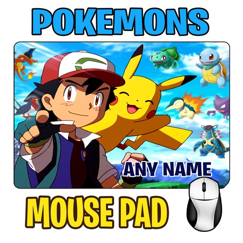Personalised pokemons mouse - personalised,