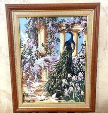 HAND MADE PARADISE GARDEN  GOBLIN TAPESTRY,WALL HANGIG 