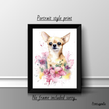 CHIHUAHUA PET A4 PRINT PICTURE POSTER WALL ART HOME DECOR UNFRAMED DOG