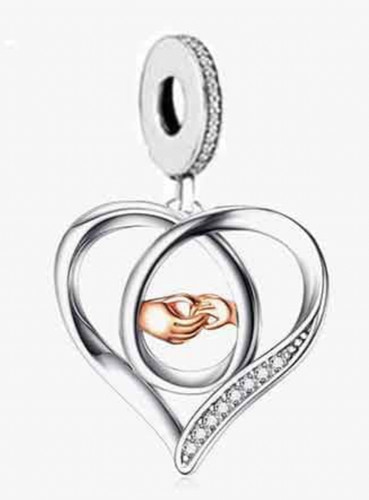 Parent child hands heart - &,