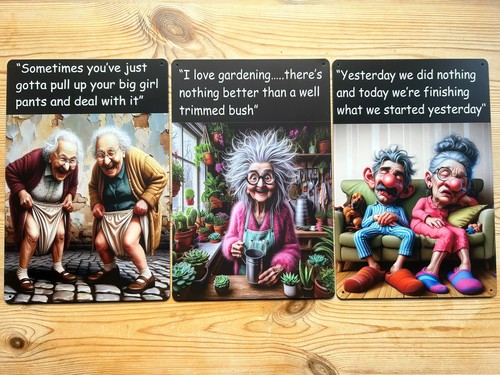Retro metal signs a4 30cm - metal,