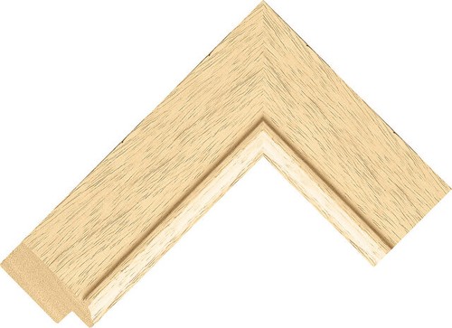 48mm wide natural - flat, wood
