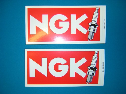 Ngk stickers size - size, 7.5"
