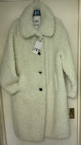 Zara oyster white faux fur - faux,