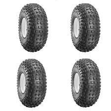 Set Of 4 Duro 145x70x6 Suzuki LT50 Knobbly Tyres 145/70-6