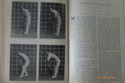 Cricket batting batsmanship - batting, c