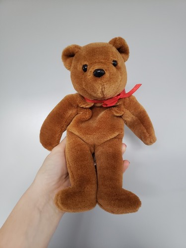 Vintage sainsburys brown teddy - sainsburys,