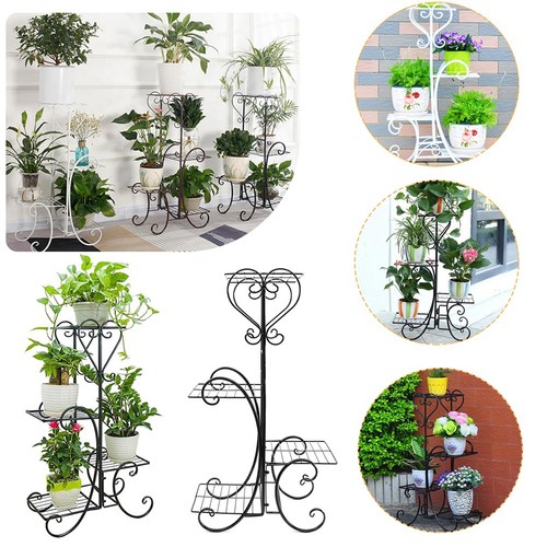4tier metal plant stand - plant,