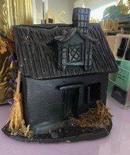 The Witches House Haunted Halloween Spooky Village Decor Ornament Seasonal