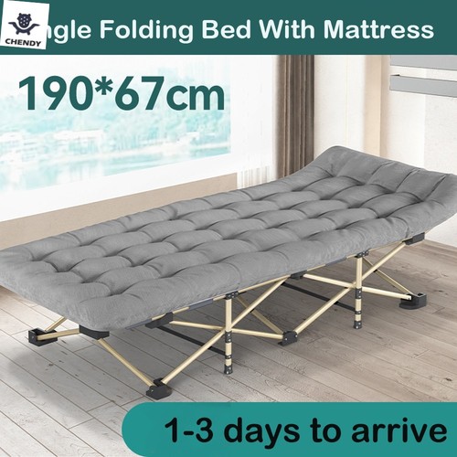 Single folding bed - bed, mattress
