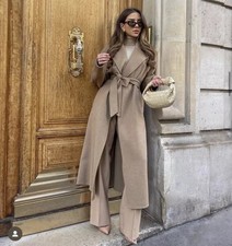 NWT ZARA DOUBLE FACE WOOL COAT