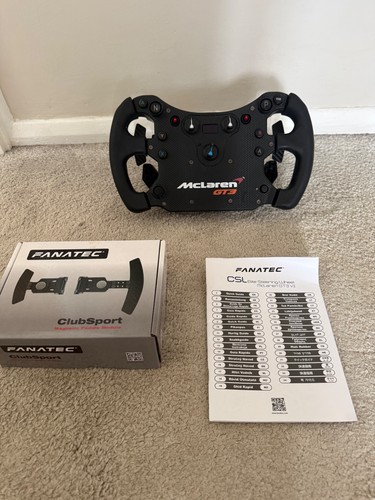 Fanatec mclaren gt3 wheel - fanatec,