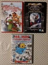 3x Children's Christmas Dvds, Mr Men, The Muppets, Nightmare Before Christmas ?