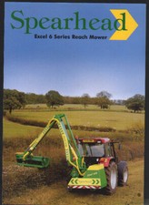 Spearhead "Excel 6 Series" Flail Hedge Cutter Brochure Leaflet