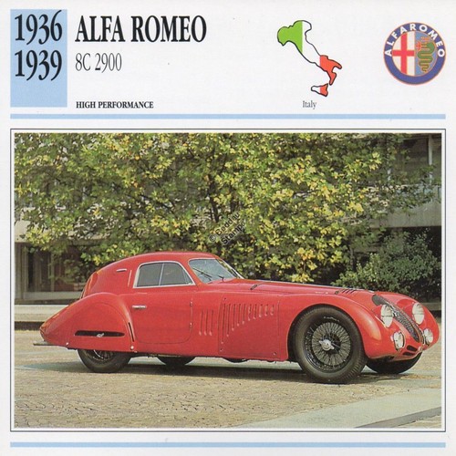 1936 1939 alfa romeo - 8c, 2900