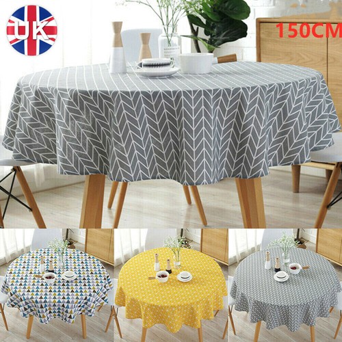 Round table cloths cotton - round,