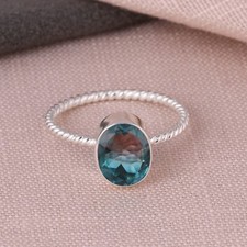 Alexandrite Twisted Band Ring