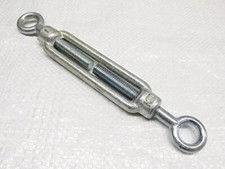 Eye to Eye Turnbuckle Galvanised Open  Body Straining Screws 6mm - 20mm