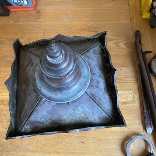 Vintage copper lamp - vintage, for