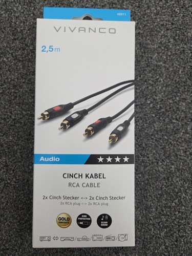 Vivanco audio x - 2,5m.,