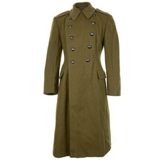 Original Romanian Army Heavy Duty Wool Greatcoat – Olive Drab- Genuine Surplus