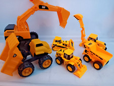 CAT Machines Toys Construction Bundle Mini & Small 6 pack Caterpillar, Digger