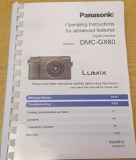 PANASONIC LUMIX DMC GX80