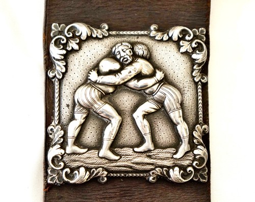 Silver leather cumberland - silver/leather,