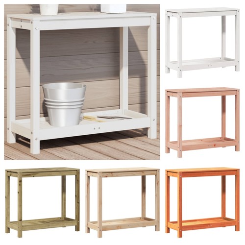Potting table with - table, shelf