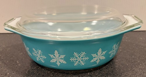 Pyrex 043 turquoise - 043, snowflake
