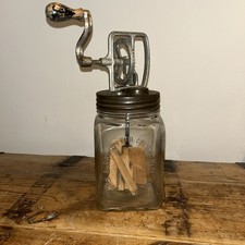 Antique Blow No 20 1940's Butter Churn - Vintage Churner & Jar Glass