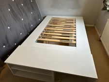 Wood Bed Frame 4ft6 With