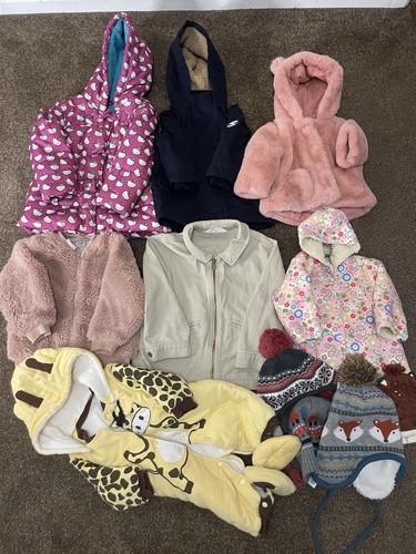 Kids winter coat hat bundle - coat,