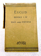 Euclid’s Elements Books I–IV | 1922 Classic Maths Text-Book for Schools | Rare