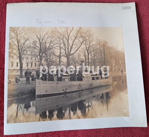 Antique merryweather fire - fire, boat