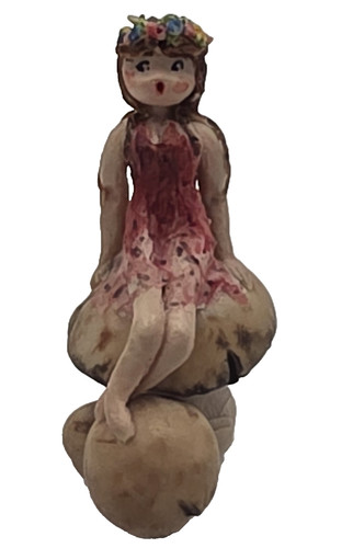 Vintage handmade polymer clay - handmade,