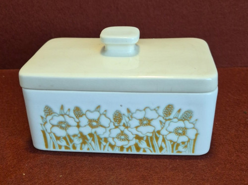 Hornsea fleur butter dish - hornsea,