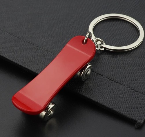 Skateboard red kickflip - red,