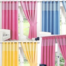GINGHAM KIDS BEDROOM CURTAINS