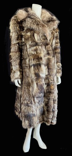 Raccoon fur coat - coat,, real