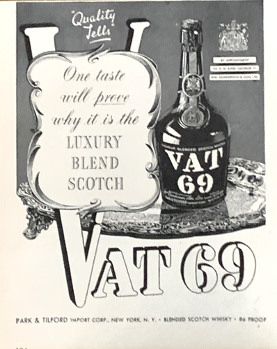 Vat blended scotch - 69, whisky