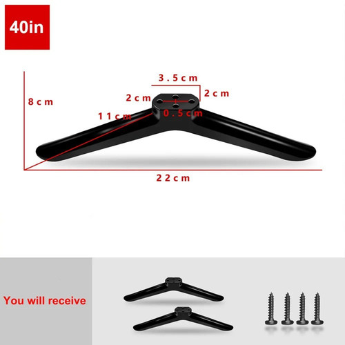 Sturdy pack stand legs - 2-pack, tv