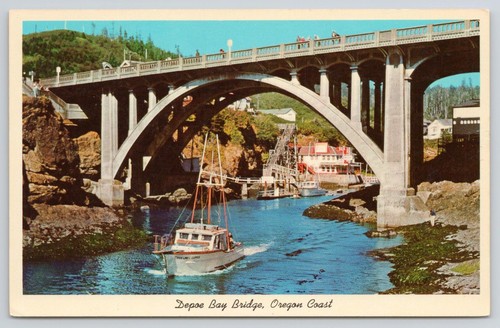 1960 depoe bay bridge - depoe,