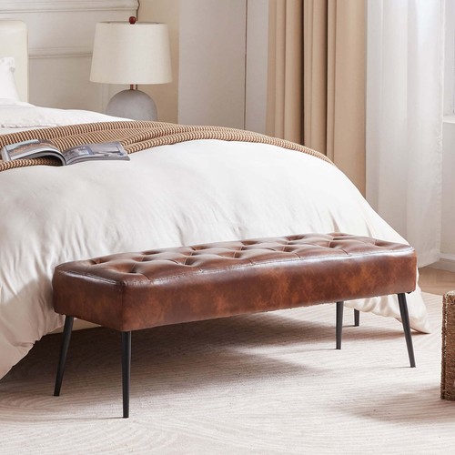 Modern leather upholstered - leather,