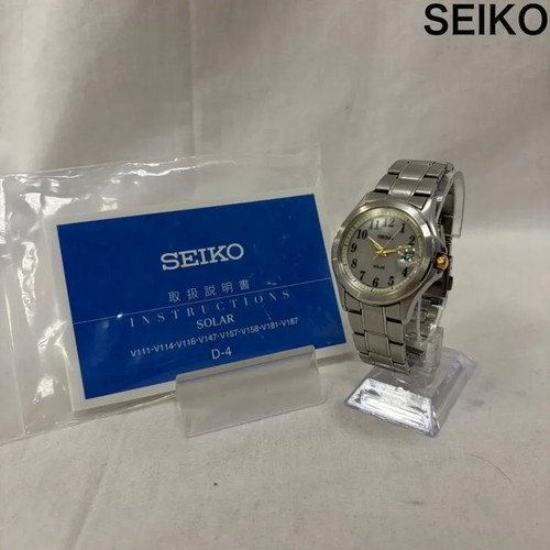 Seiko v147 0ah0 solar - v147-0ah0, watch